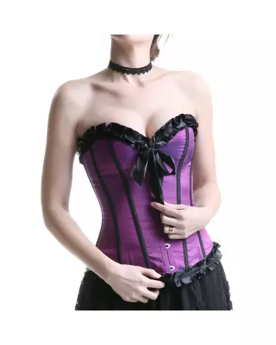 Purple Corset with Satin from Style Brand at €29.00