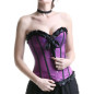 Purple Corset with Satin