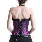 Purple Corset with Satin