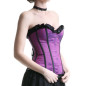 Purple Corset with Satin