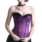 Purple Corset with Satin