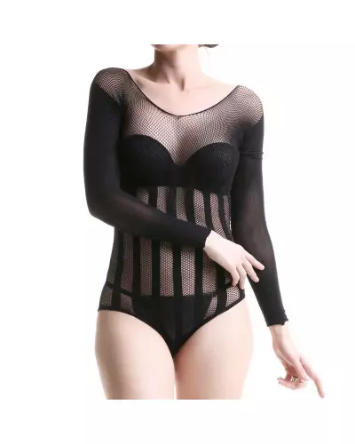 Corset Serre Taille avec Bretelles et Rayures de la Marque Gloam à 49,00 €