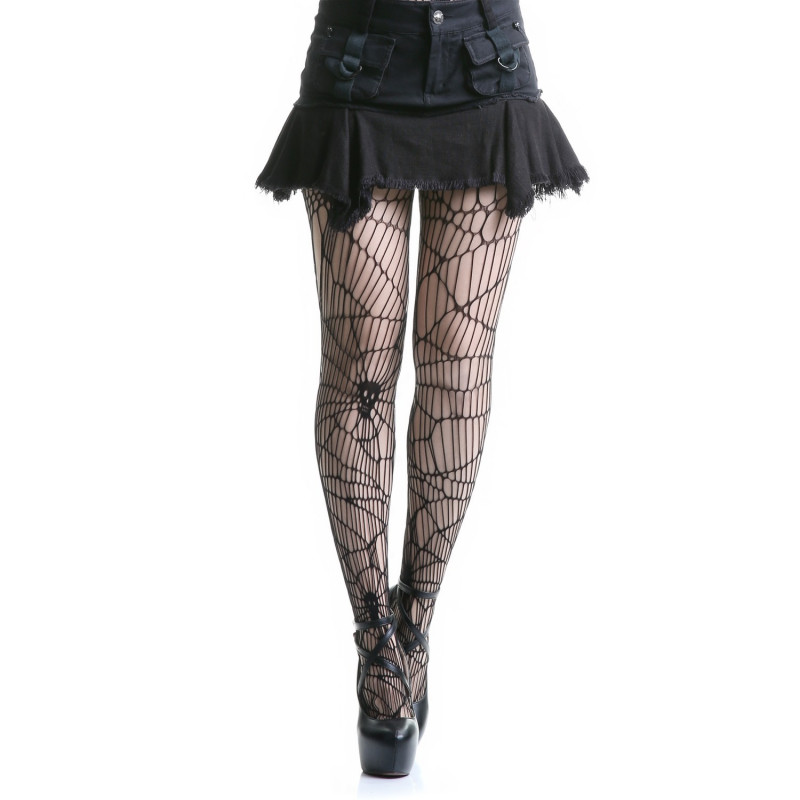 Collants en Grille avec Crâne Collants en Grille avec Crâne