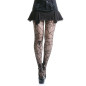 Tights Made of Mesh with Skulls