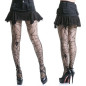Tights Made of Mesh with Skulls