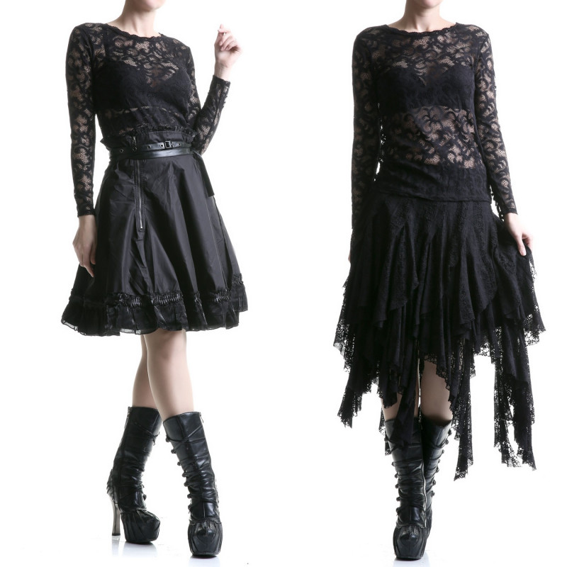 Transparent T-Shirt Made of Lace