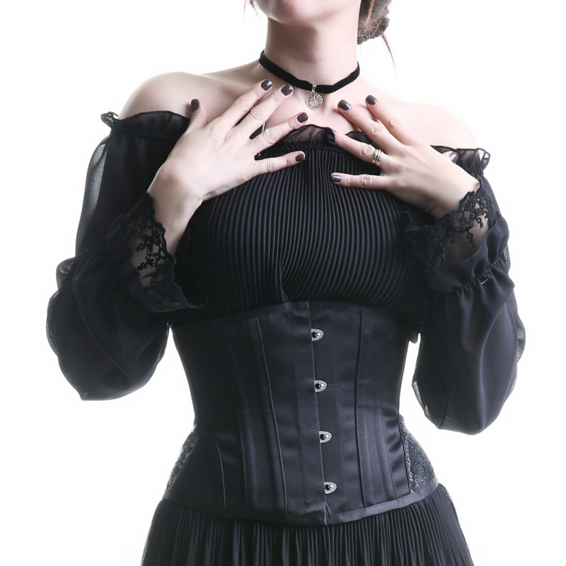 CORSET NEGRO BAJO PECHO