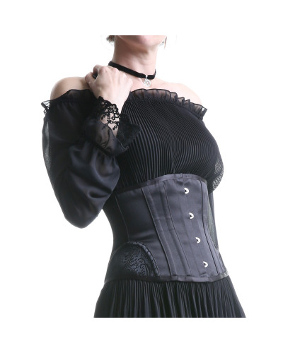 CORSET NEGRO BAJO PECHO