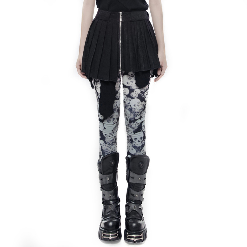 Asymmetrical Skirt with Zipper