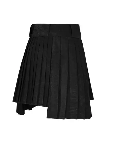 Asymmetrical Skirt with Zipper from Punk Rave Brand at €51.00