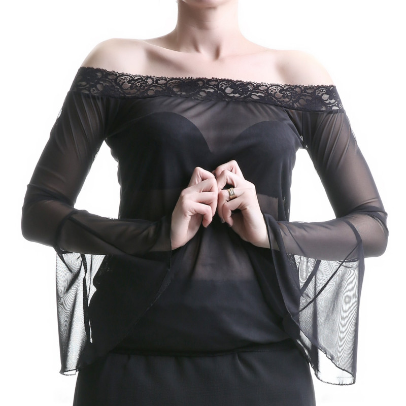 Camiseta Tul Transparente