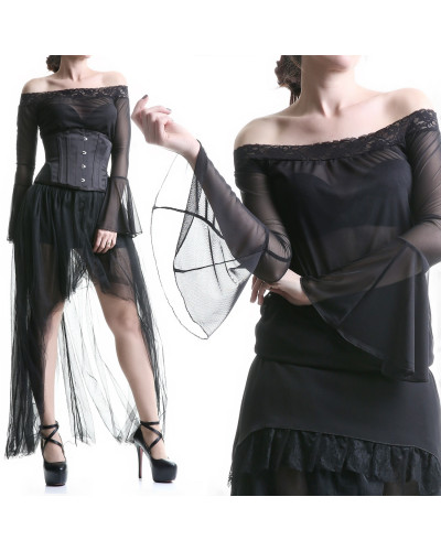 Camiseta Tul Transparente