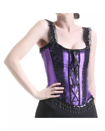 Purple and Black Corset from Style Brand at €25.00