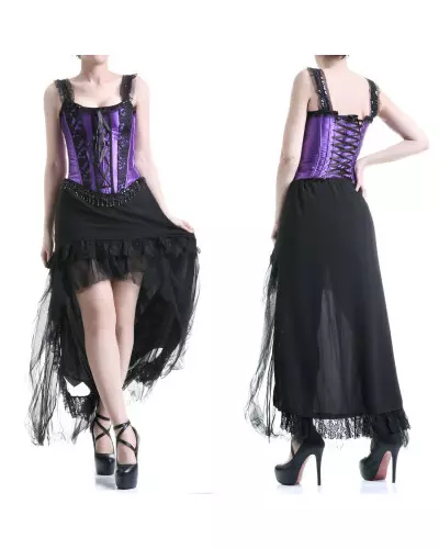 Purple and Black Corset from Style Brand at €25.00