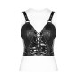 Top Made of Faux Leather