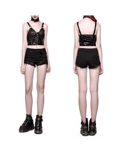 Top de Couro Artificial