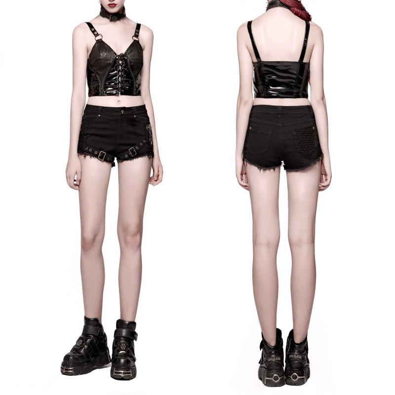Top Made of Faux Leather