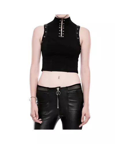 Top with High Neck from Punk Rave Brand at €39.90