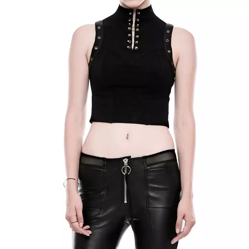 Top with High Neck from Punk Rave Brand at €39.90