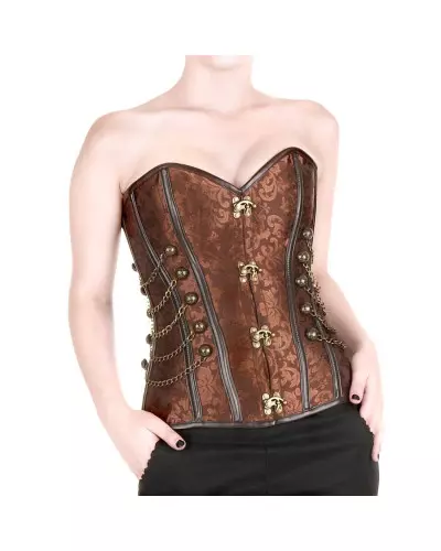 Brown Corset with Chains from Style Brand at €39.50