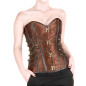 Corpete Steampunk Brocado Corpete Steampunk Brocado