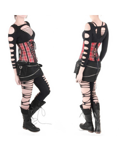 Corset Bajo Pecho Tartan