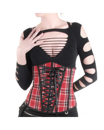 Corset Bajo Pecho Tartan