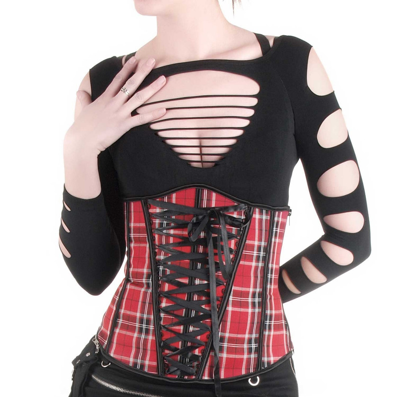 Corset Bajo Pecho Tartan