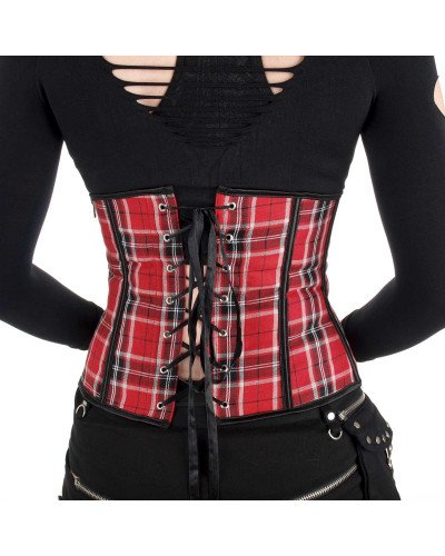 Corset Bajo Pecho Tartan