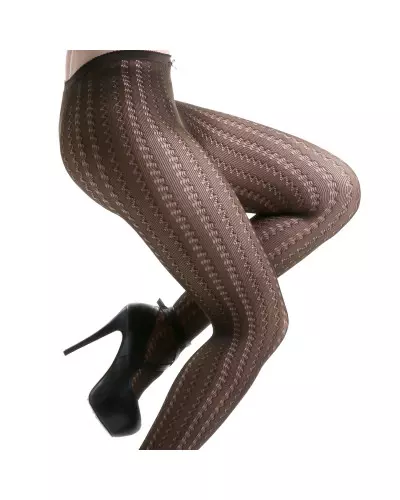 Brown Elastic Tights from Style Brand at €5.00