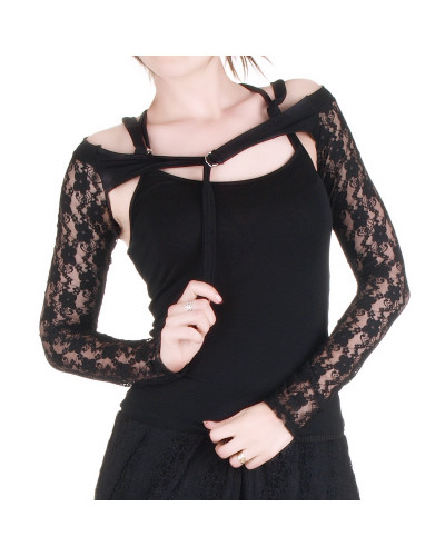 Gothic Bolerojäckchen mit Trägern