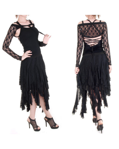 Straps + Lace Bolero