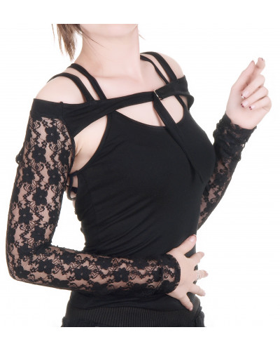 Straps + Lace Bolero