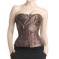 Corset Marron en Brocard