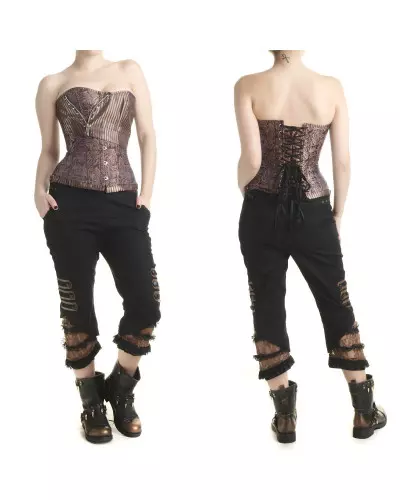 Brown Brocade Corset from Style Brand at €29.00