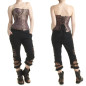 Corset Marron en Brocard