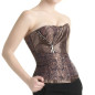 Corset Marron en Brocard