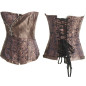 Corset Marron en Brocard