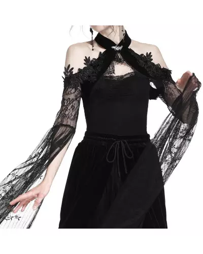 Bolero with Sleeves Made of Lace from Dark in love Brand at €35.00