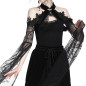 Bolero com Mangas de Renda