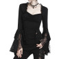 T-Shirt Elegante com Renda