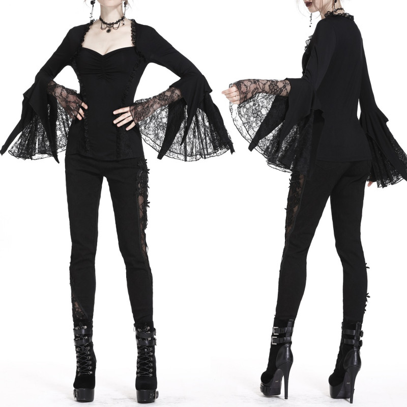 Elegant T-Shirt with Lace