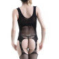 Elastic Catsuit Made of Mesh