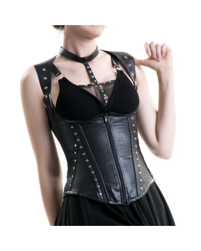 CORSET BAJO PECHO ESTILO PIEL