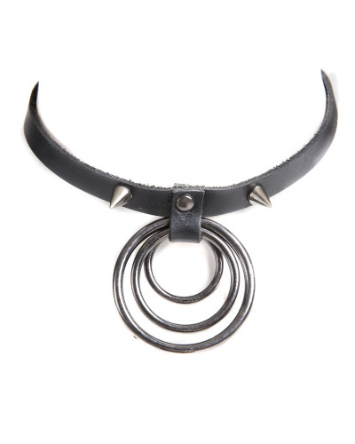 choker anillas con pinchos
