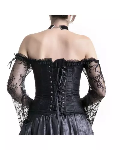 Corset Preto com Mangas da Marca Style por 21,50 €