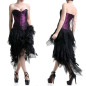 Corset Lilac Foncé avec Dentelle