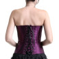 Corset Lilac Foncé avec Dentelle