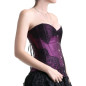 Corset Lilac Foncé avec Dentelle