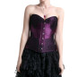 Corset Lilac Foncé avec Dentelle